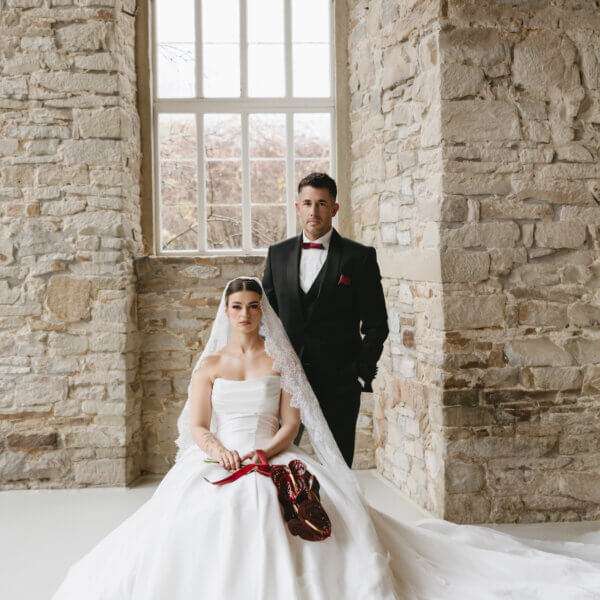 Hochzeitspapeterie Red Velvet Hochzeitseinladung Noord Design