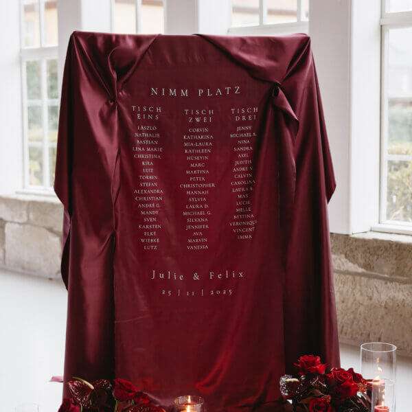 Hochzeitspapeterie Red Velvet Hochzeitseinladung Noord Design